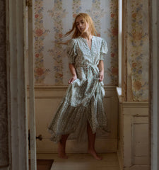 Couturebud The Yara Dress -  Green Provence Floral