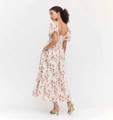 Couturebud The Matilda Dress - Pink Bluebonnet