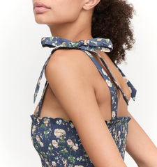 Couturebud The Ribbon Charlotte Nap Dress - Navy Bluebonnet