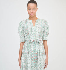 Couturebud The Yara Dress -  Green Provence Floral