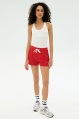 Reena Sweatshort - Pirate Red