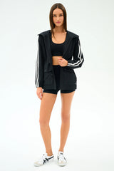 Reggie Water Repellent Jacket - Black/White