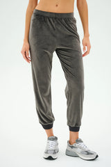 Rhys Velour Jogger - Graphite