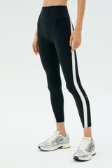 Miles High Waist Rigor 7/8 - Black/White
