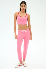 Sonja Fleece Sweatpant - Strawberry
