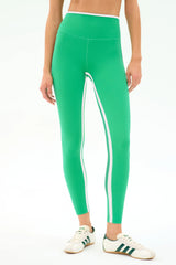 Sam High Waist Rigor 7/8 - Spearmint/Indigo