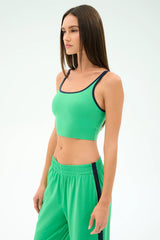 Cait Rigor Bralette - Grass/Indigo