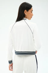 Hayes Varsity Rigor Jacket - White