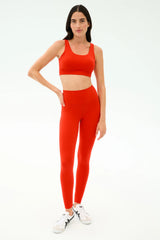 Sprint Rigor Bra - Lotus Red