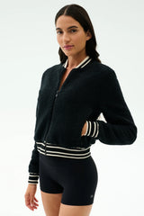 Willa Sherpa Jacket - Black