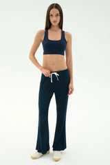 Blaire Rib Pant - Indigo