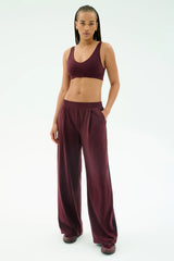 Airweight Scoop Back Bra - Dark Cherry