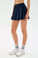 Venus High Waist Rigor Skort - Indigo