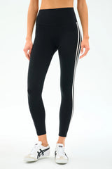 Ella High Waist Airweight 7/8 - Black/White