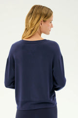 Sonja Fleece Sweatshirt - Indigo