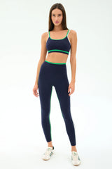 Sam High Waist Rigor 7/8 - Indigo/Spearmint