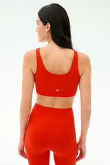 Sprint Rigor Bra - Lotus Red