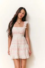 Melitta Mixed Print Mini Dress