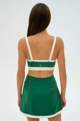 Monah Rigor Bra - Arugula/White