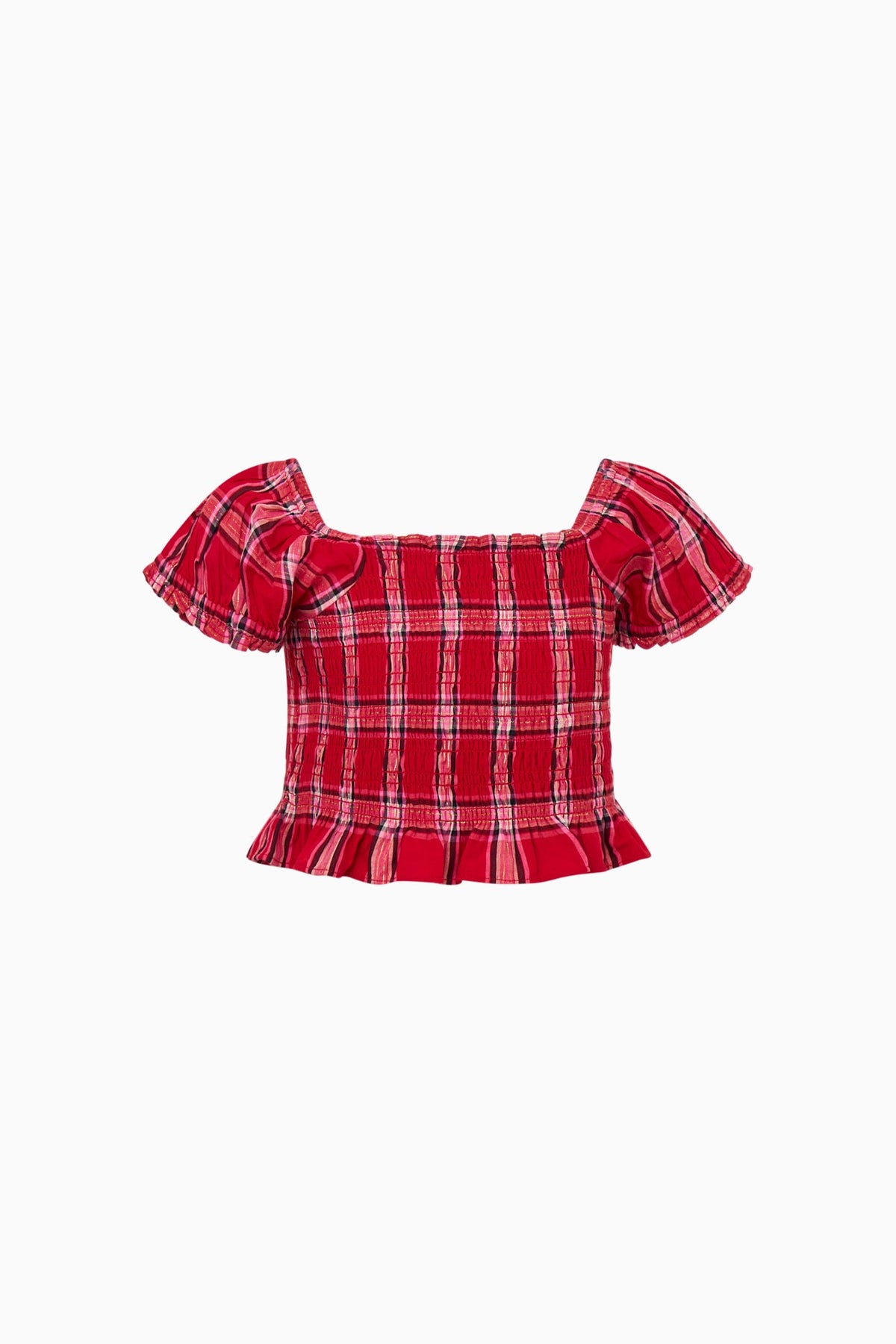 Tween Fabielle Tartan Top