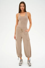 Nico Airweight Cargo Pant - Latte