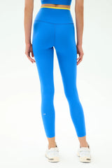 Dual High Waist Airweight 7/8 - Classic Blue/Ray