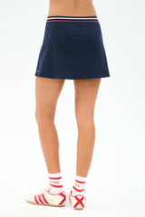 Kaia Active Rib Skort - Heather Indigo