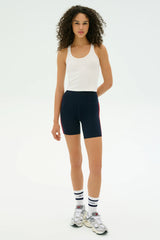Ashby Rib Crop - White