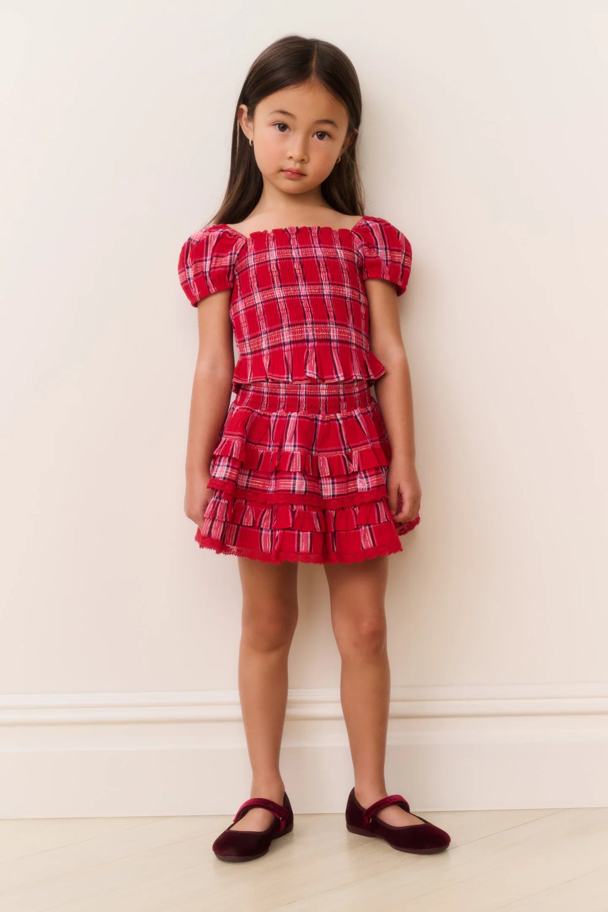 Little Girls Billie Tartan Skirt
