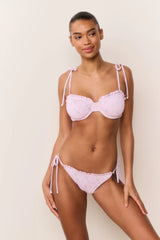 Quinley Smocked Floral Bikini