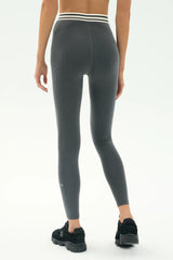Bailey Active Rib High Waist 7/8 - Heather Grey