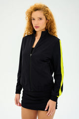 Max Rigor Track Jacket - Black/Chartreuse