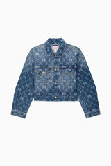 PINK x Couturebud Cropped Denim Jacket