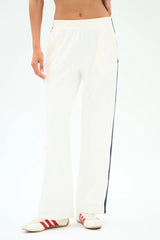Maxie Rigor Track Pant - White/Indigo
