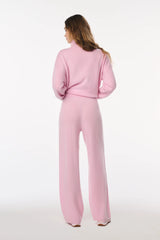 Couturebud x MAX&MOI Billie Pant - PINK CASHMERE AND PINK FUR TRIM