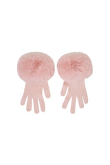 Couturebud x MAX&MOI Adalia Wool-Cashmere Faux Fur Gloves