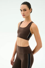 Lexi Rigor Bra - Dark Chocolate/Black