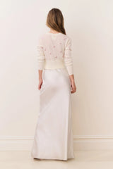 Maurine Satin Maxi Skirt