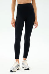 Clare High Waist Rigor 7/8 - Black/White