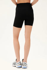 Sprint High Waist 6" Rigor Short - Black
